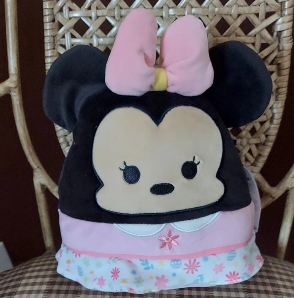 Squishmallows Disney Easter Floral Minnie Mouse PASTEL 8 in.  BNWT RETIRED 2026